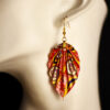 Leaf Earrings Tezome Yuzen / Orecchini a foglia Tezome Yuzen - Image 2